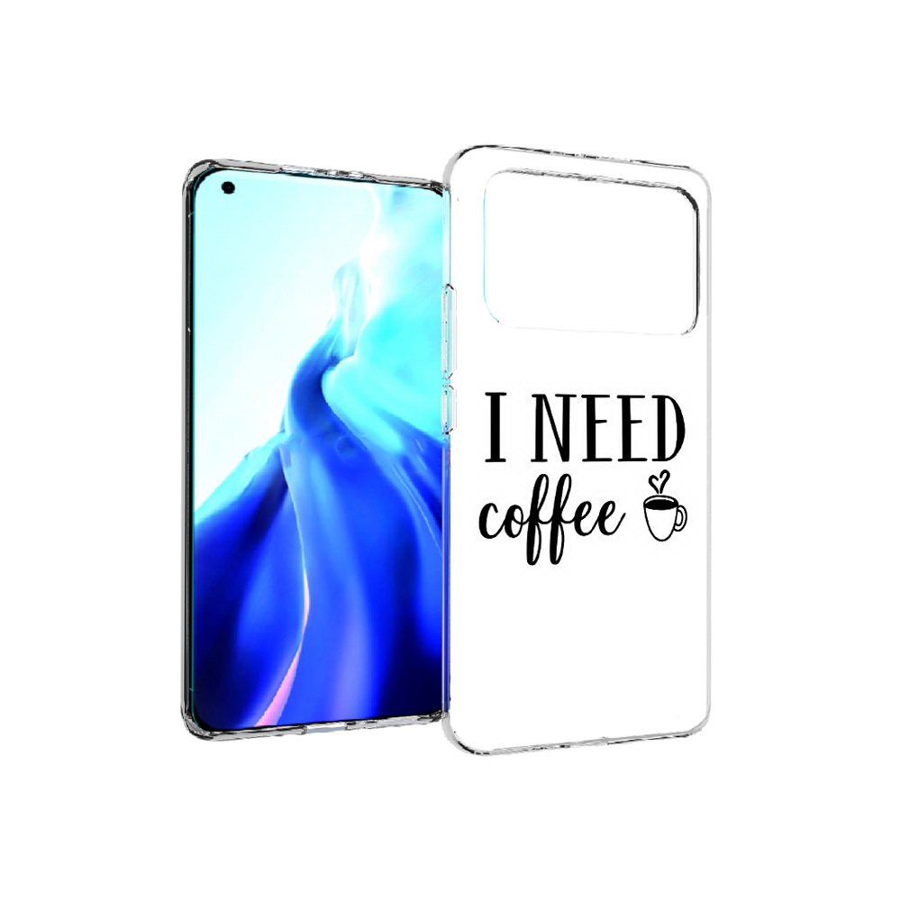 

Чехол MyPads Tocco для Xiaomi Mi 11 Ultra Мне нужен кофе (PT160500.261.121), Прозрачный, Tocco