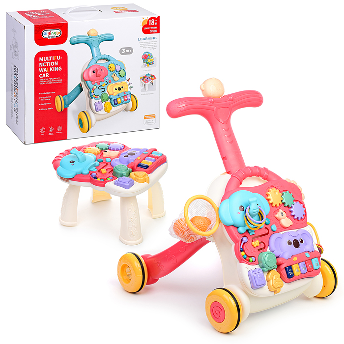

Игровой центр-ходунки 668-20 "Слоник" в коробке, Разноцветный