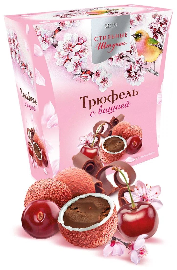 

Конфеты шоколадные Стильные штучки вишня-шоколад