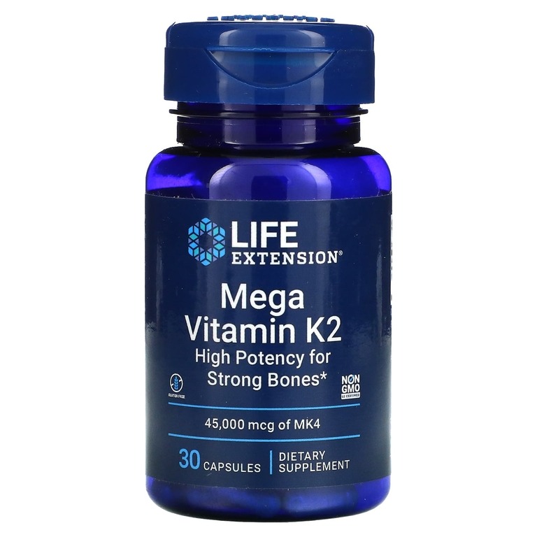 Витамин K2 Life Extension Mega Vitamin K2 45000 мкг капсулы 30 шт.