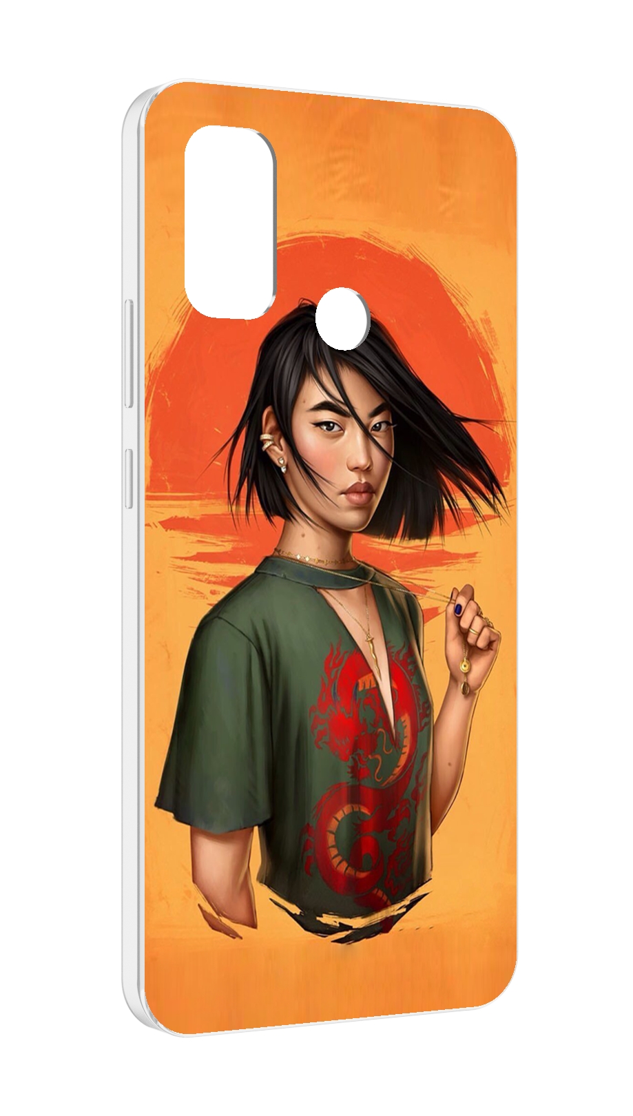 

Чехол MyPads девушка-в-оранжевом-фоне женский для UleFone Note 10P/Note 10, Прозрачный, Tocco