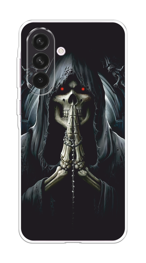 

Чехол на Samsung Galaxy A56 5G "Молитва", Серый, 2110850-1