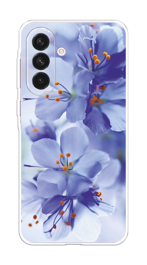 

Чехол на Samsung Galaxy A56 5G "Фиолетовые цветки", Фиолетовый;синий, 2110850-1