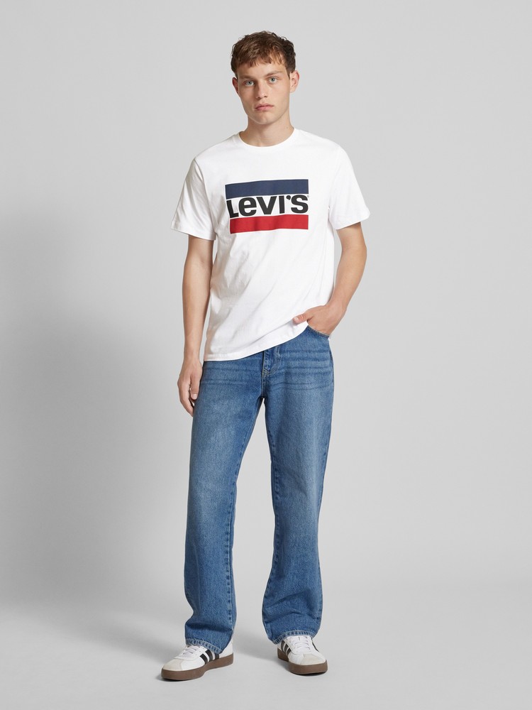 

Футболка мужская Levi's 396360000 белая L, Белый, 396360000