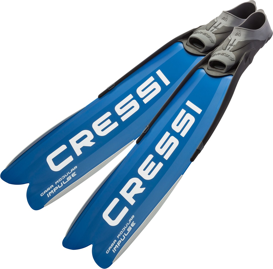 фото Ласты для подводной охоты cressi gara modular impulse синие/bh092044