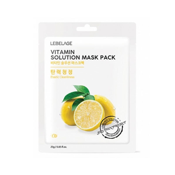 Тканевая маска для лица LEBELAGE VITAMIN SOLUTION MASK