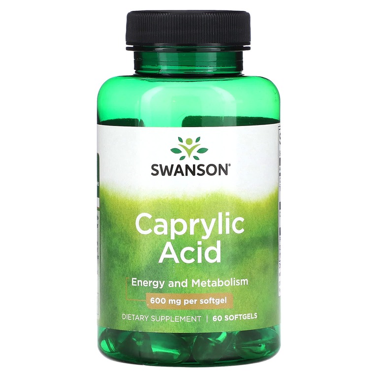 

Каприловая кислота SWANSON Caprylic Acid мягкие таблетки 600 мг 60 шт.