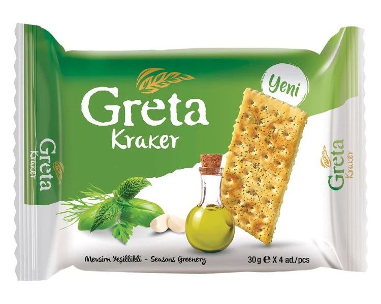Печенье Solen Greta крекер с зеленью 120 г