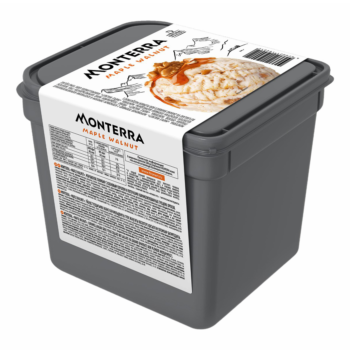 

Мороженое Грецкий орех с кленовым сиропом Monterra, 2,4 л