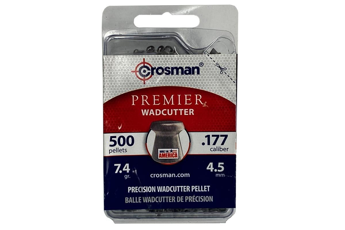 Пули пневматические Crosman Wadcutter 4,5 мм  7,4 гран (500 шт.)