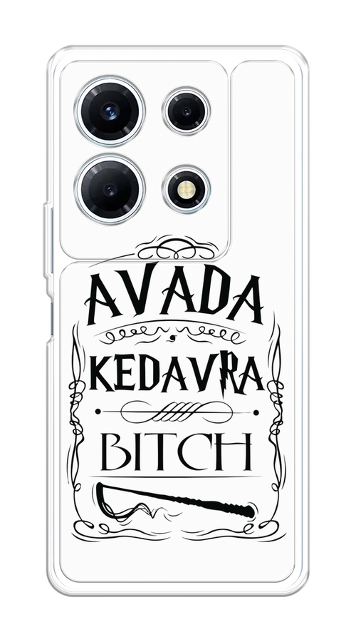 

Чехол на Infinix Note 30 VIP "Avada kedavra bitch", Белый;серый;черный, 3104750-6
