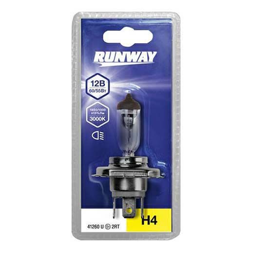 Автолампа галогенная Runway H4 12В 60-55 Вт