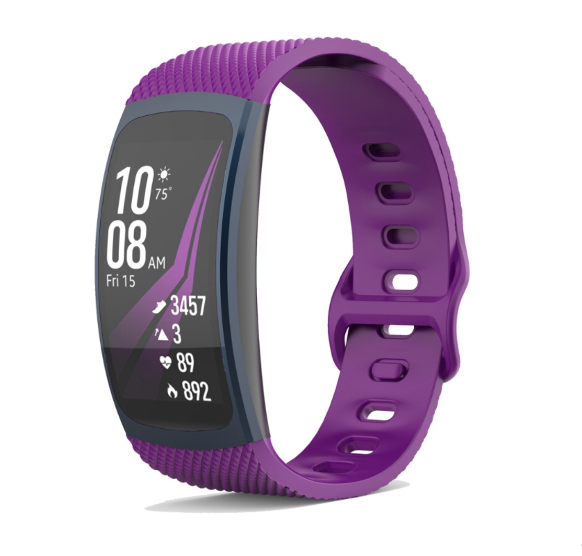 

Ремешок унисекс MyPads Gear Fit2 Pro SM-R365 22mm фиолетовый, Gear Fit2 Pro SM-R365 22mm