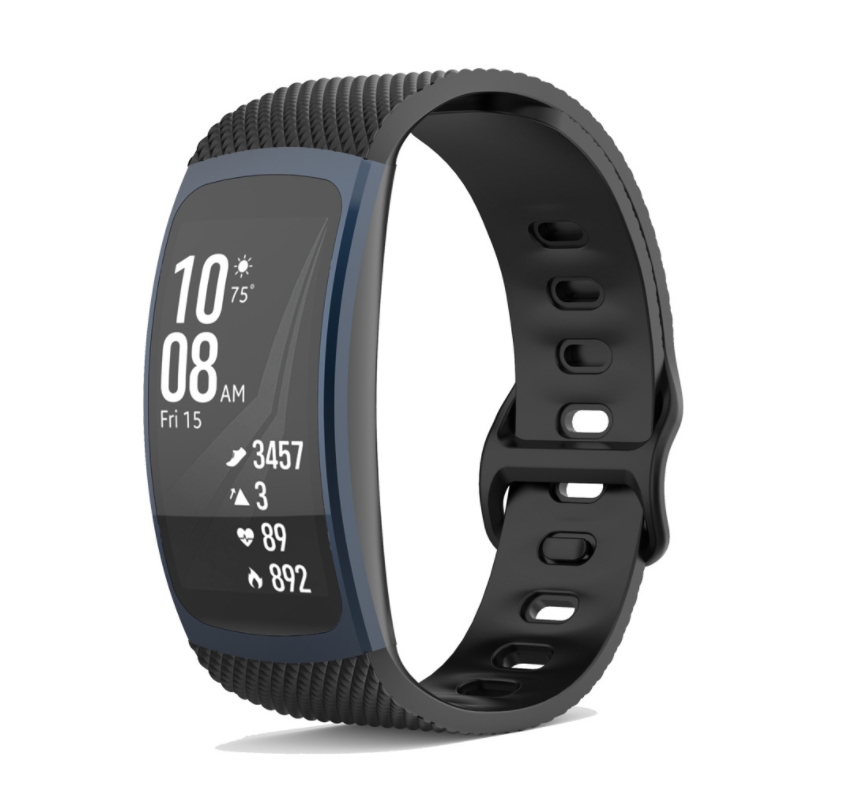 

Ремешок унисекс MyPads Gear Fit2 Pro SM-R365 22mm черный, Gear Fit2 Pro SM-R365 22mm