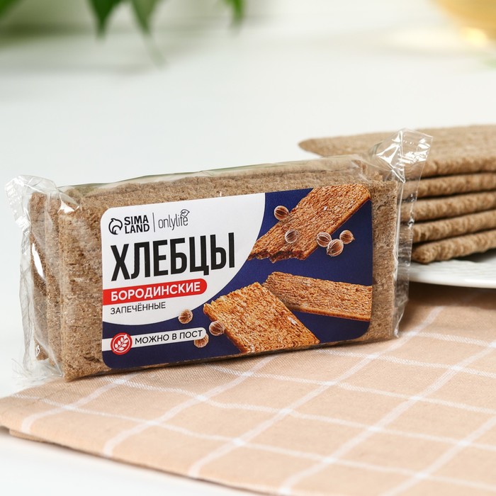 

Хлебцы Onlylife бородинские хрустящие, 30 г