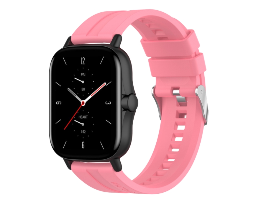 

Сплошной ремешок унисекс MyPads Amazfit GTS 2e розовый, Amazfit GTS 2e
