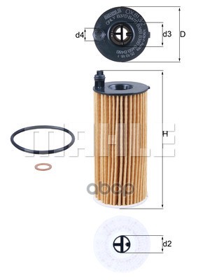 

Eco Фильтр Масляный Mahle/Knecht Ox8132D