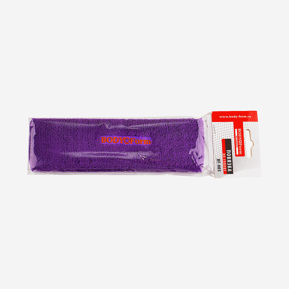 Повязка на голову BF-003 Фиолетовый сумка спортивная отдел на молнии наружный карман длинный ремень чёрный фиолетовый