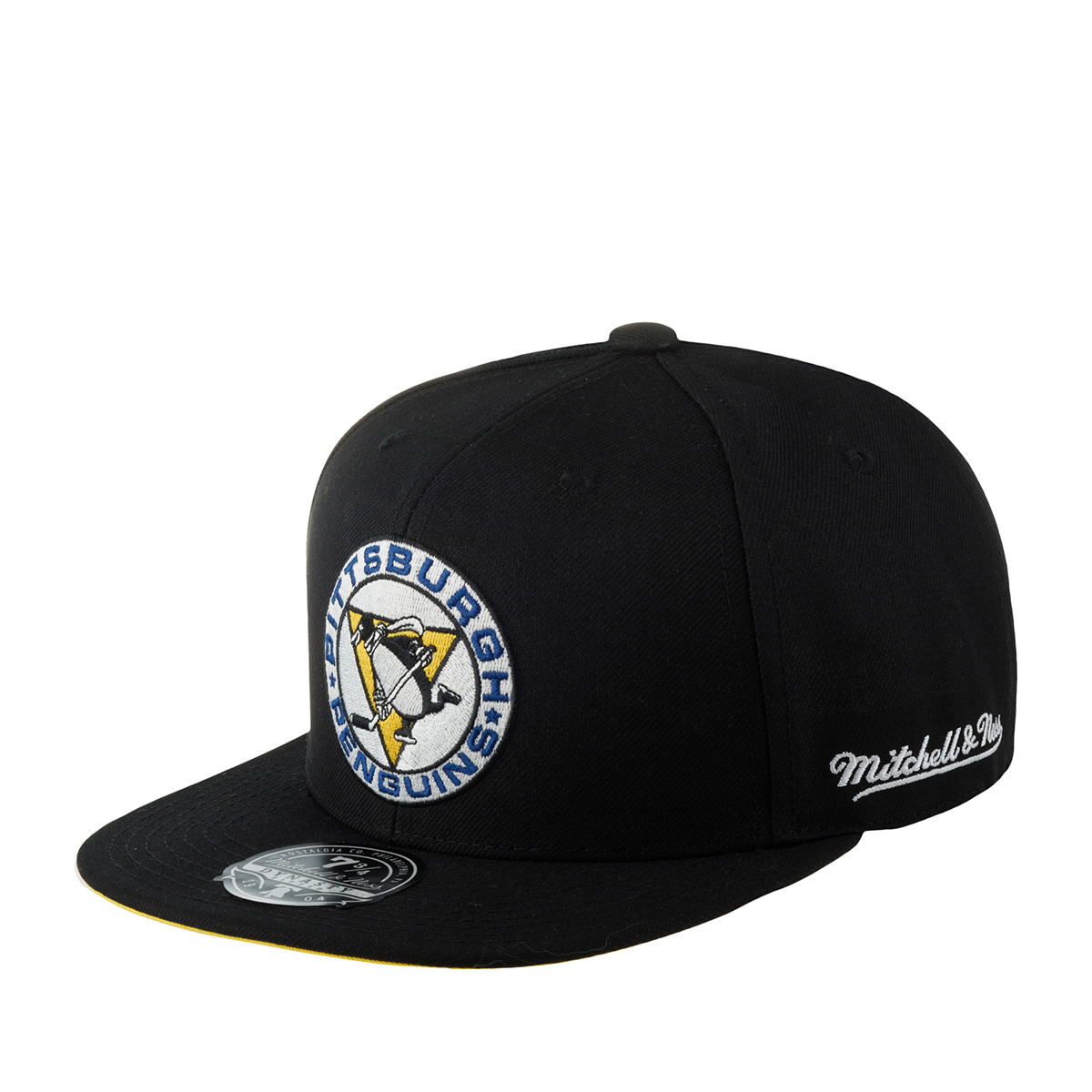 Бейсболка унисекс Mitchell&Ness 6HSFSH22084-PPEBLCK Pittsburgh Penguins NHL черная, р. 61