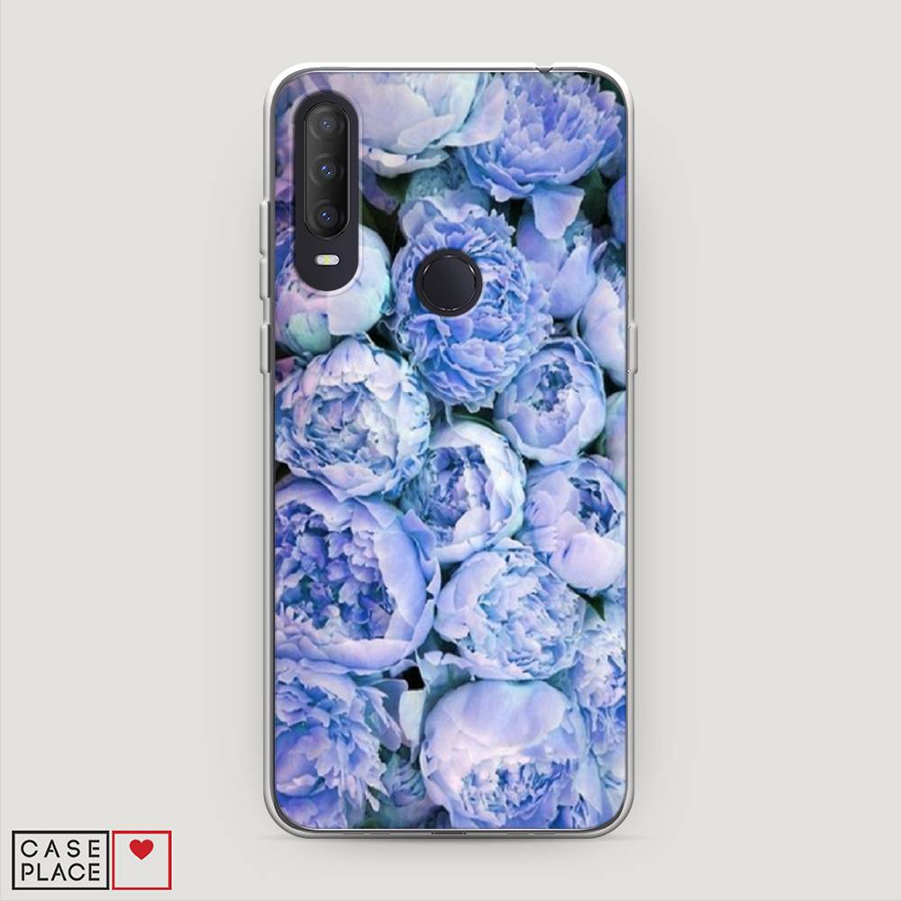 

Чехол Awog на Alcatel 1S (2020) / Алкатель 1S (2020) "Пионы голубые", Разноцветный, 170850-8