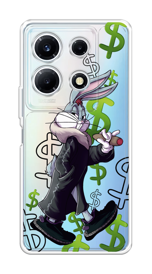

Чехол на Infinix Note 30 VIP "Rich Bugs Bunny", Зеленый;черный;голубой, 3104750-6