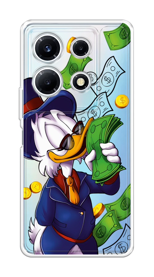 

Чехол на Infinix Note 30 VIP "Scrooge McDuck with Money", Синий;зеленый;белый, 3104750-6