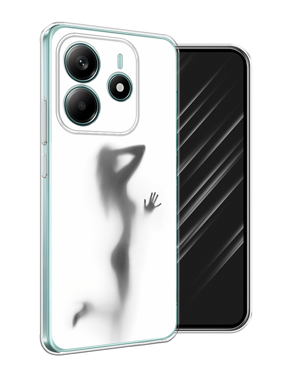 

Чехол Awog на Xiaomi Redmi Note 14 4G "Стекло в душе", Белый;серый;черный, 324150-1