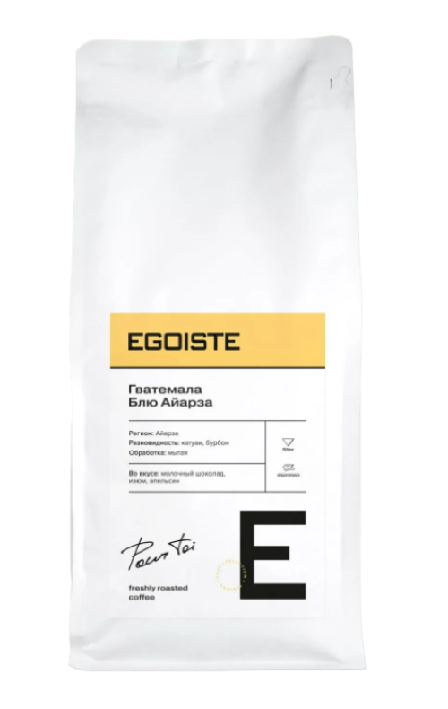 

Кофе в зернах Egoiste Гватемала Блю Айарза, 1000 гр., Egoiste Гватемала Блю Айарза, кофе в зернах, 1000 гр.