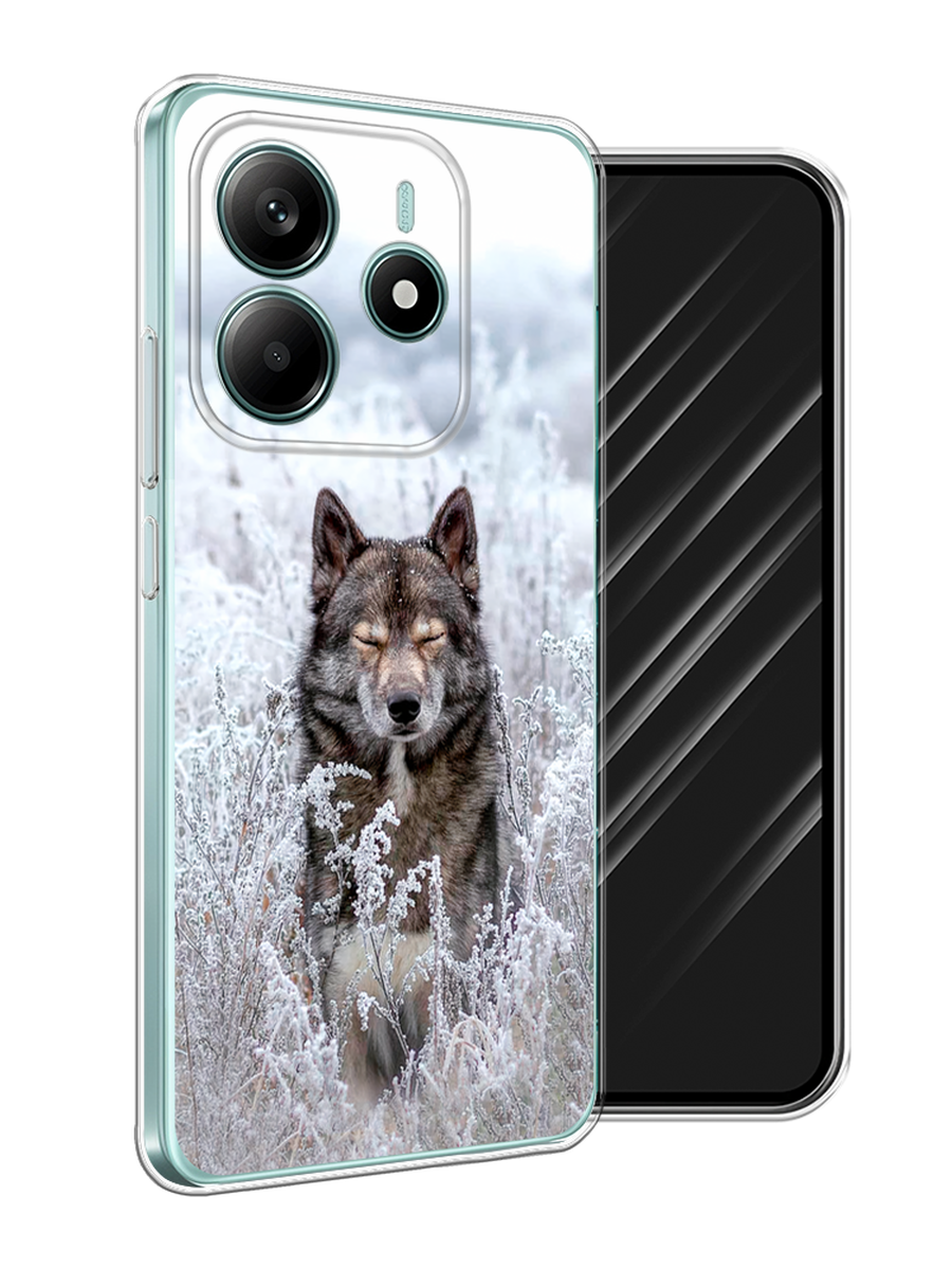 

Чехол Awog на Xiaomi Redmi Note 14 4G "Волк в поле", Белый;черный, 324150-1