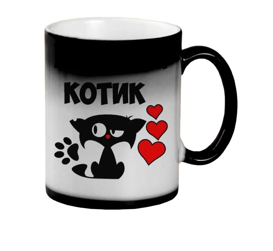 

Кружка CoolPodarok Ангелинкин котик