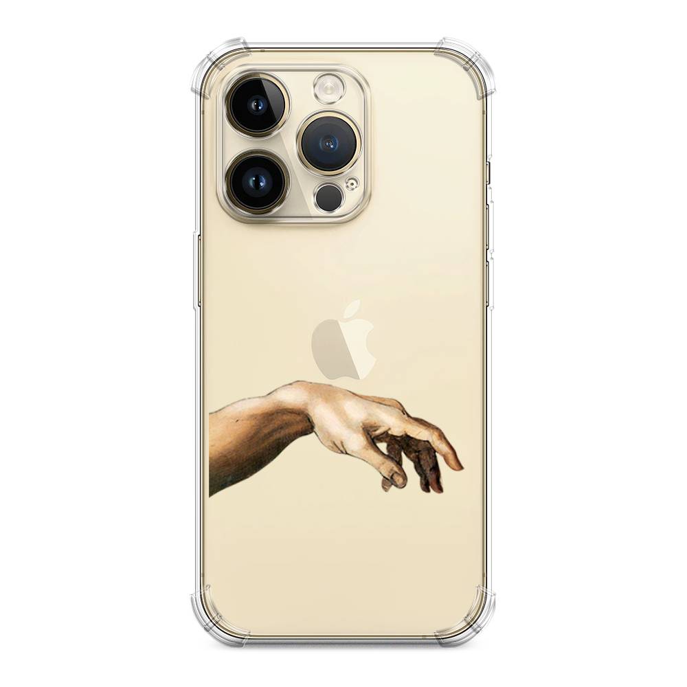 

Чехол Awog на Apple iPhone 14 Pro Max / Айфон 14 Про Макс "Creazione di Adamo 1", Бежевый, 15051-1