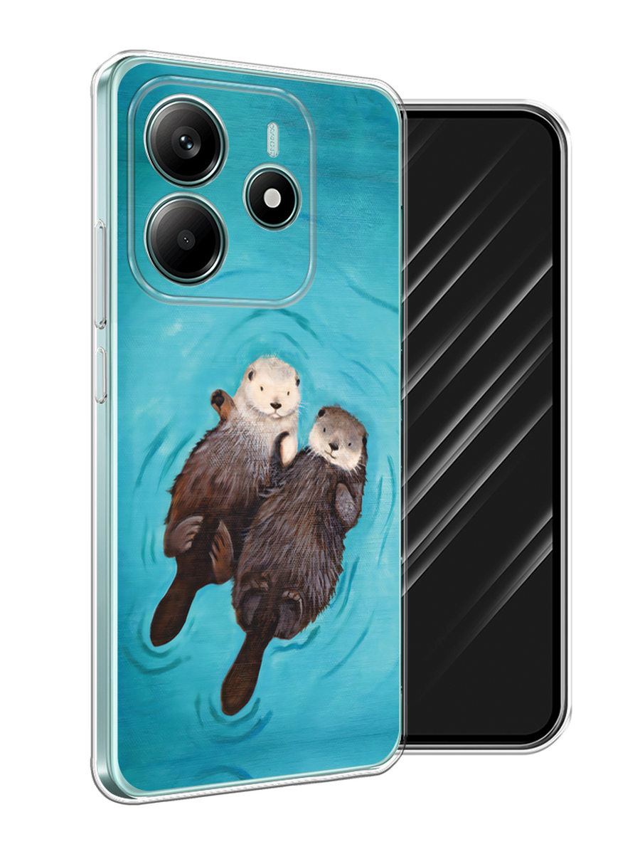 

Чехол Awog на Xiaomi Redmi Note 14 4G "Парочка бобров", Голубой, 324150-1