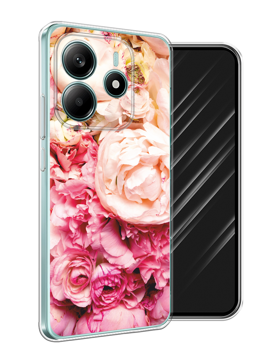 

Чехол Awog на Xiaomi Redmi Note 14 4G "Пионы яркие", Розовый, 324150-1