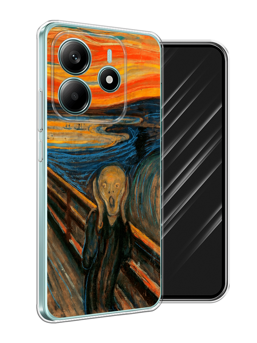 

Чехол Awog на Xiaomi Redmi Note 14 4G "Крик", Оранжевый;синий;серый, 324150-1