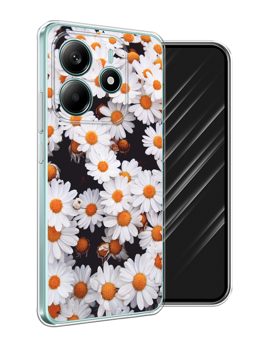 

Чехол Awog на Xiaomi Redmi Note 14 4G "Ромашковое поле", Белый, 324150-1