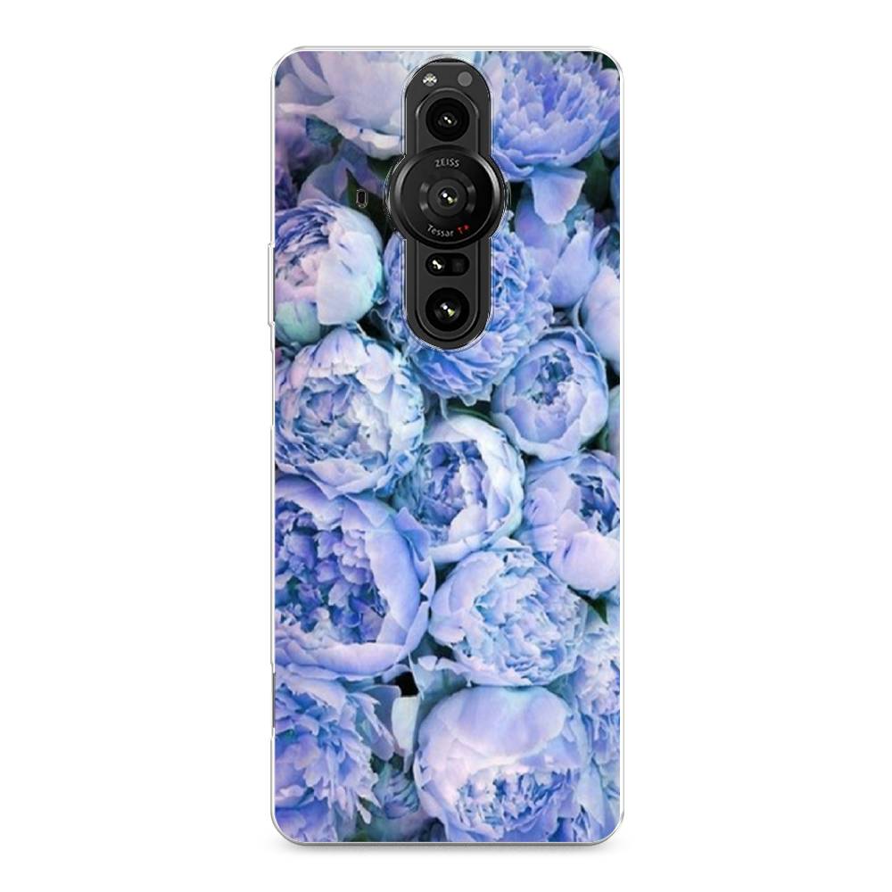 

Чехол Awog на Sony Xperia Pro-I "Пионы голубые", Разноцветный, 55050-8