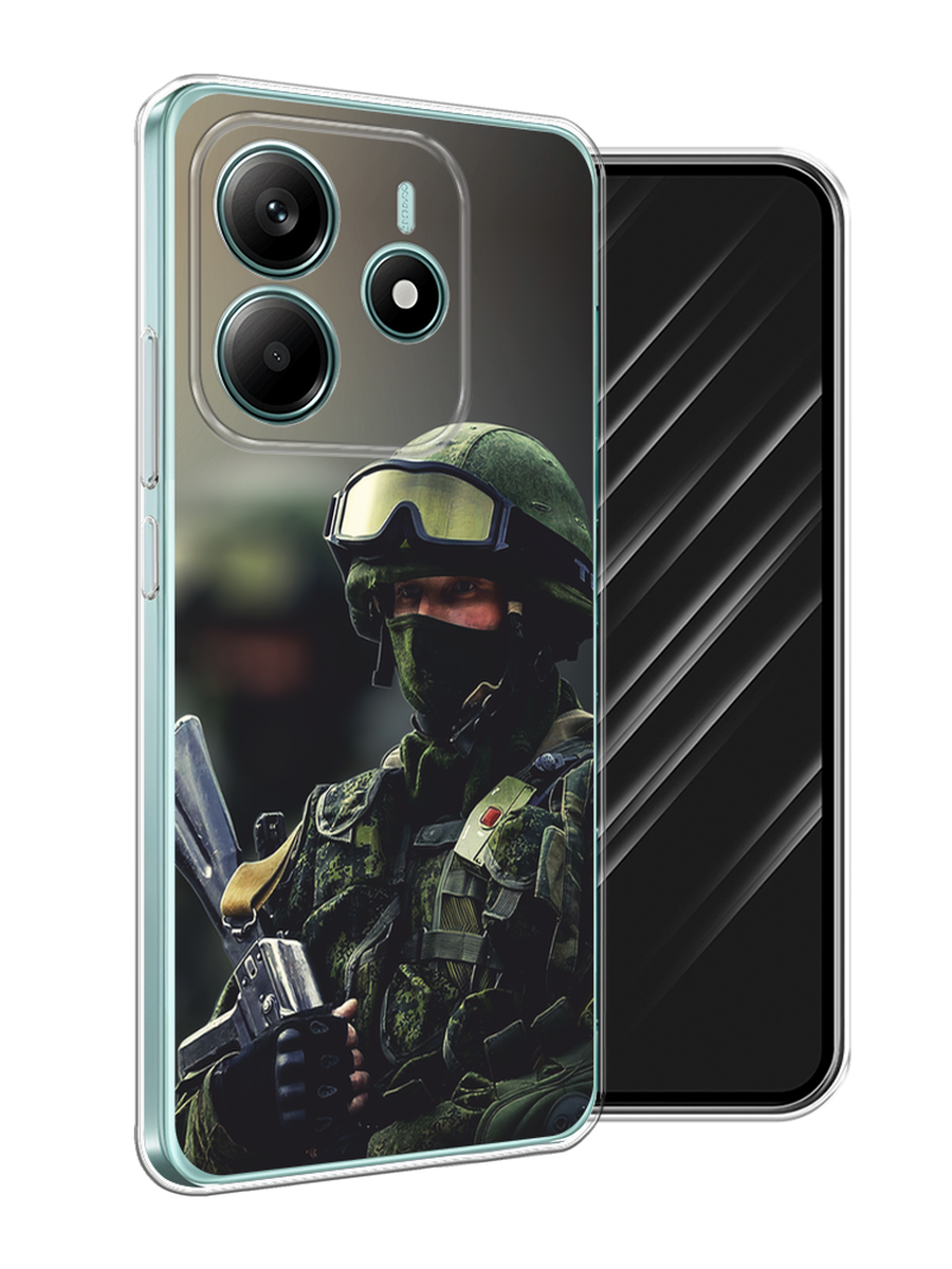 

Чехол Awog на Xiaomi Redmi Note 14 4G "Солдат", Зеленый;серый, 324150-1