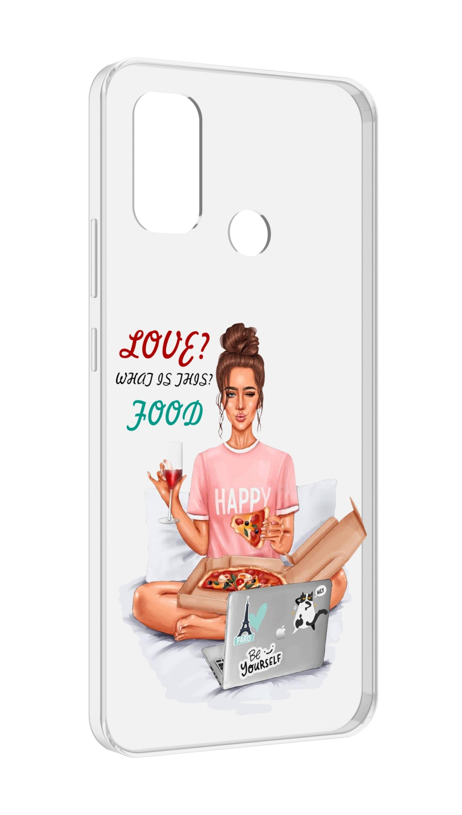 

Чехол MyPads девушка-с-ноутбуком женский для UleFone Note 10P/Note 10, Прозрачный, Tocco