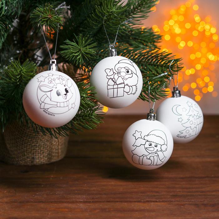 

Школа талантов "Счастливого Нового года", 4 шт, 5,5 см