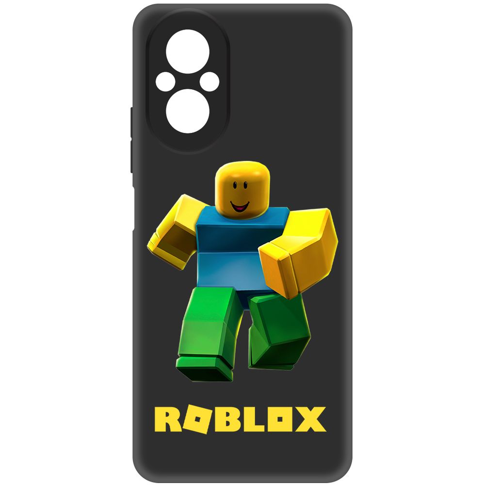 

Чехол-накладка Krutoff Soft Case Roblox-Классический Нуб для Realme C67 черный