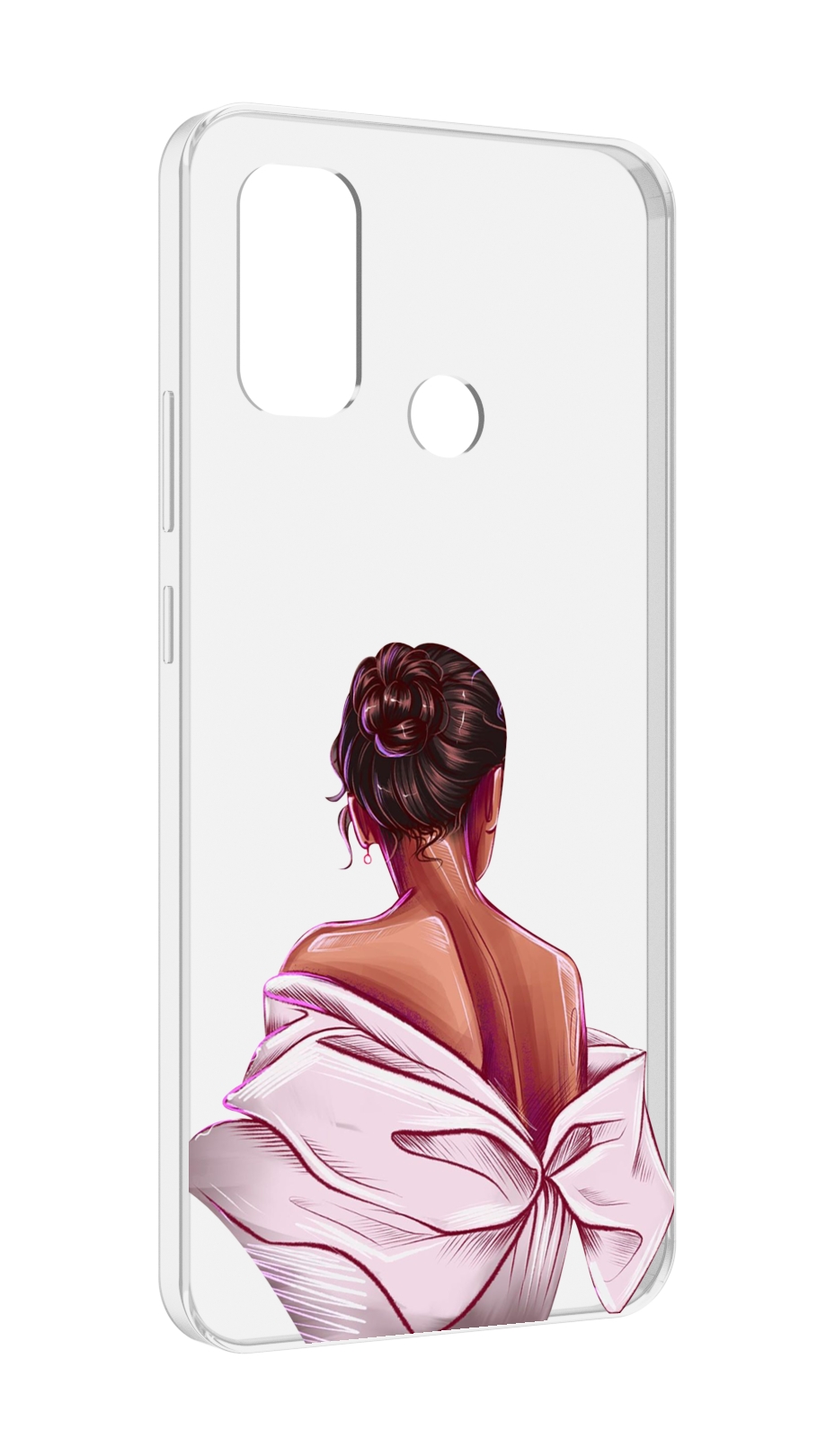 

Чехол MyPads девушка-со-спины женский для UleFone Note 10P/Note 10, Прозрачный, Tocco