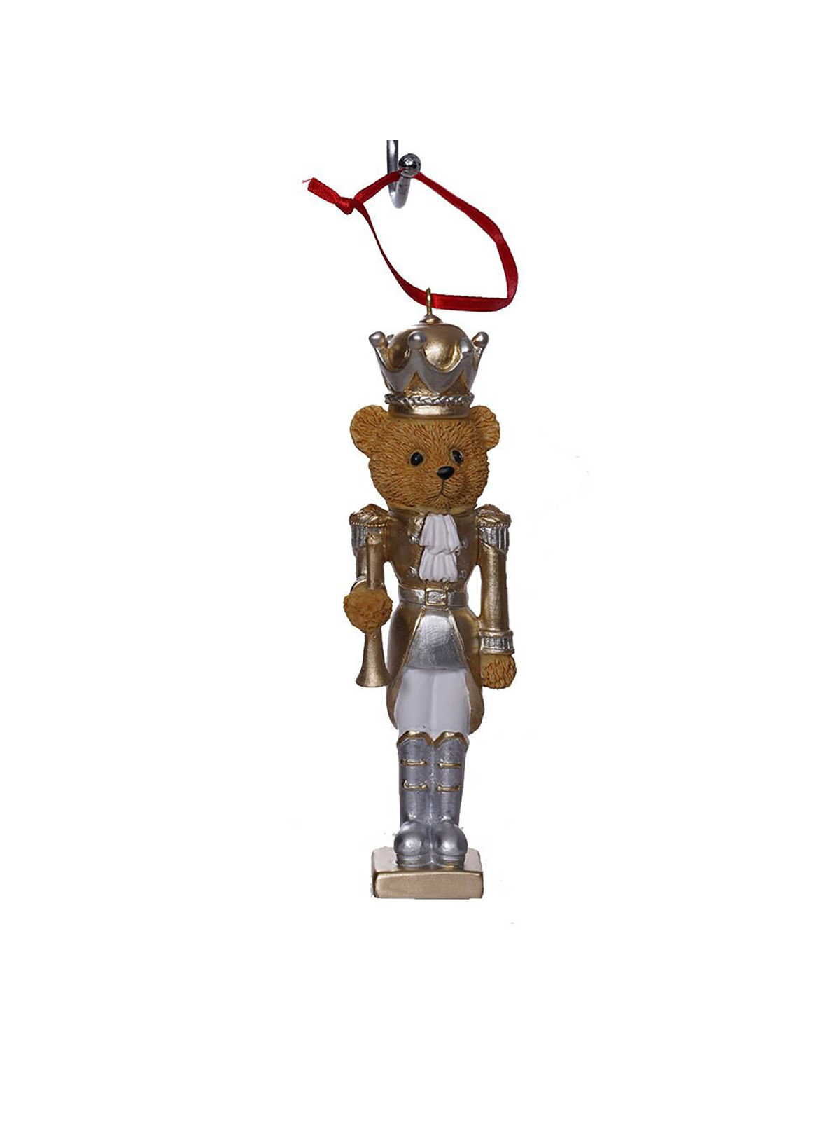 

Елочная игрушка Медвежонок 14,5 см Remecoclub 793937 1 шт., Коричневый;серебристый