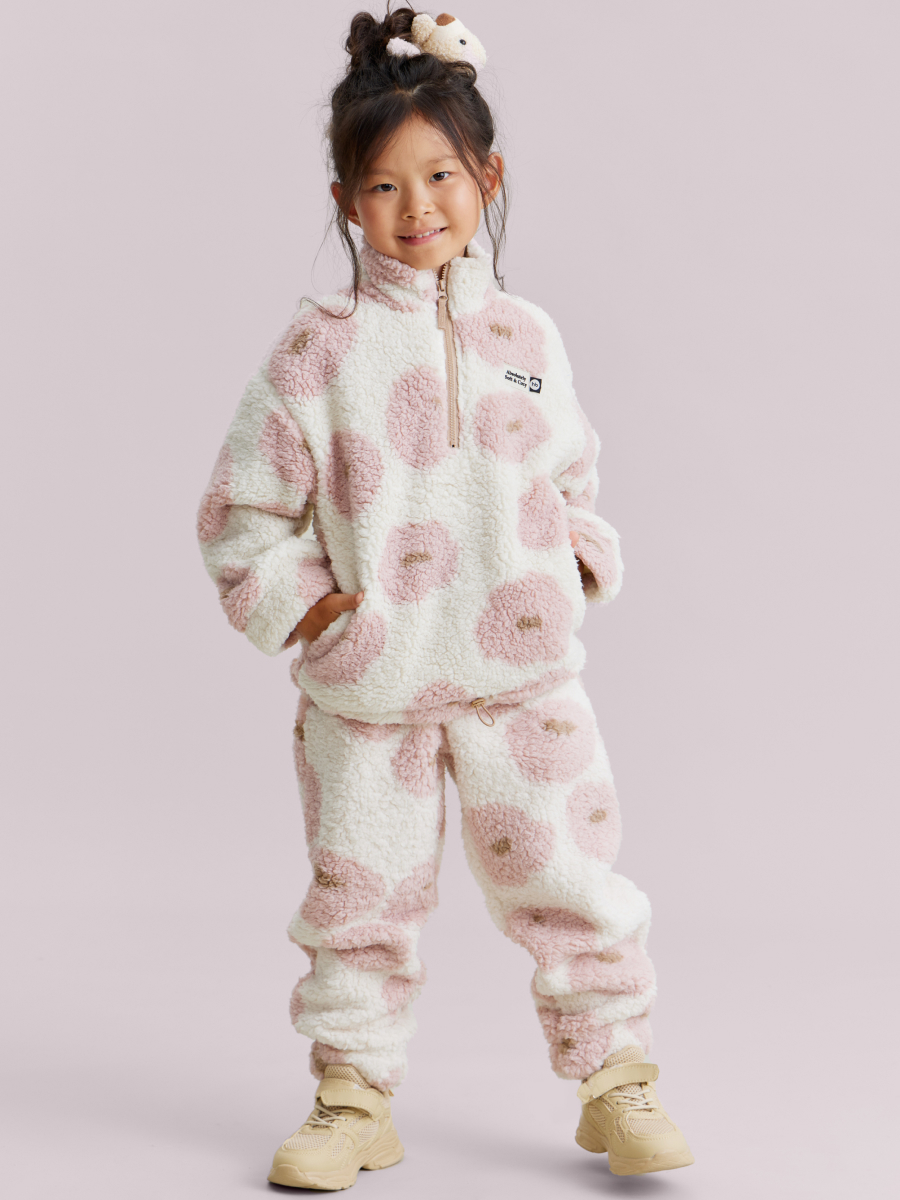 

Костюм повседневный детский Happy Baby 89061, pink flower, 116, Белый, 89061