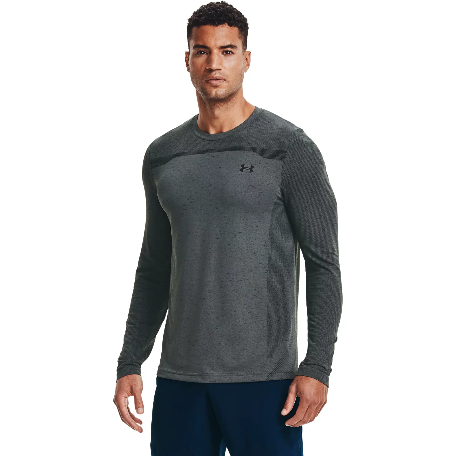 

Лонгслив мужской Seamless LS Tee Under Armour серый S/M, Seamless LS Tee
