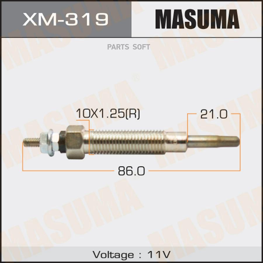 

Свеча накаливания Masuma PM-165 /4M40