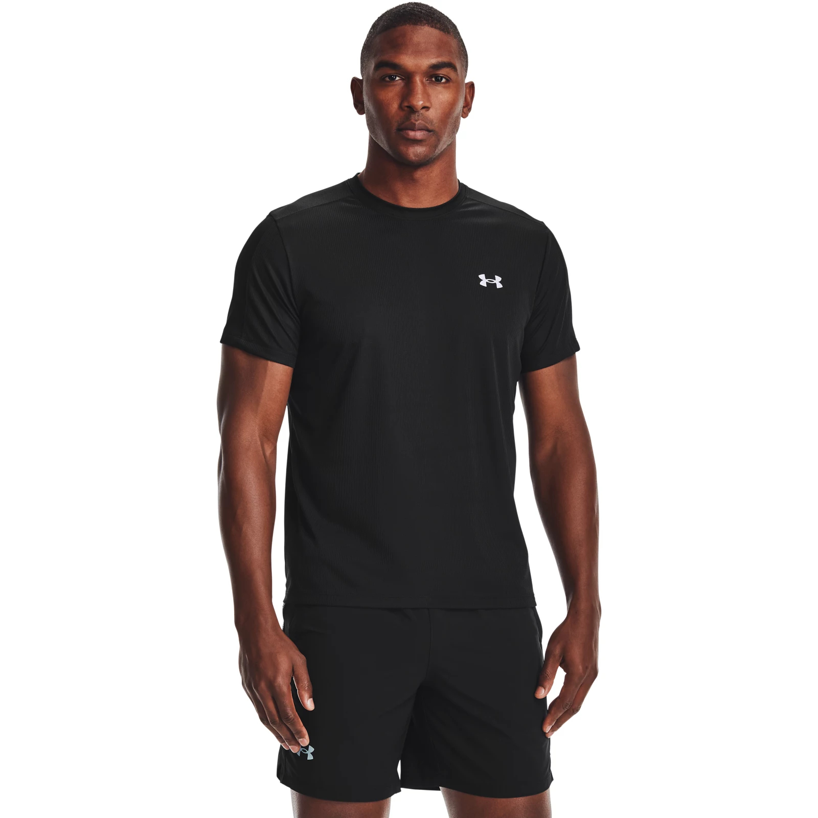 фото Футболка мужская speed stride ss tee under armour черная s/m