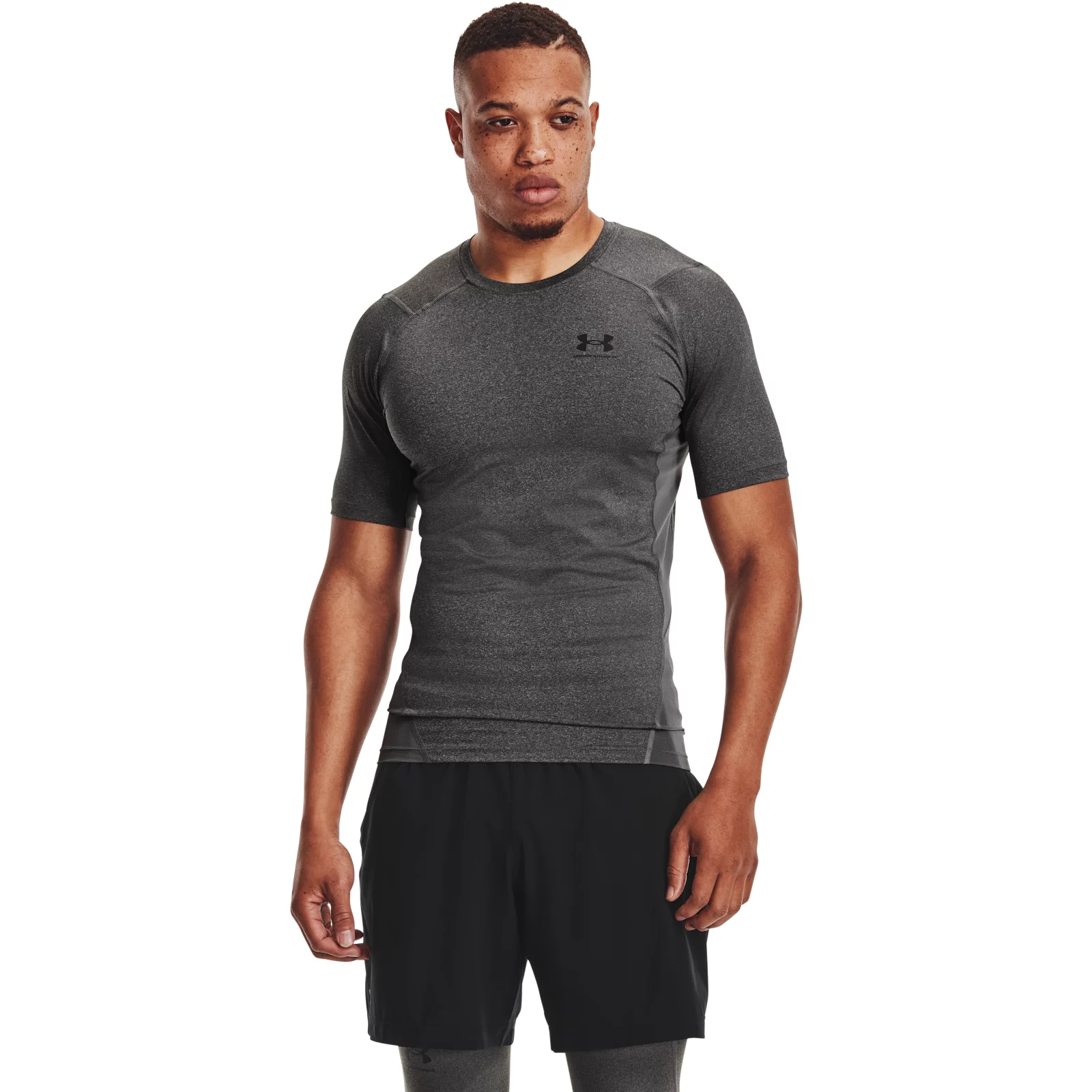 Футболка мужская Under Armour HG Comp SS Tee серая M