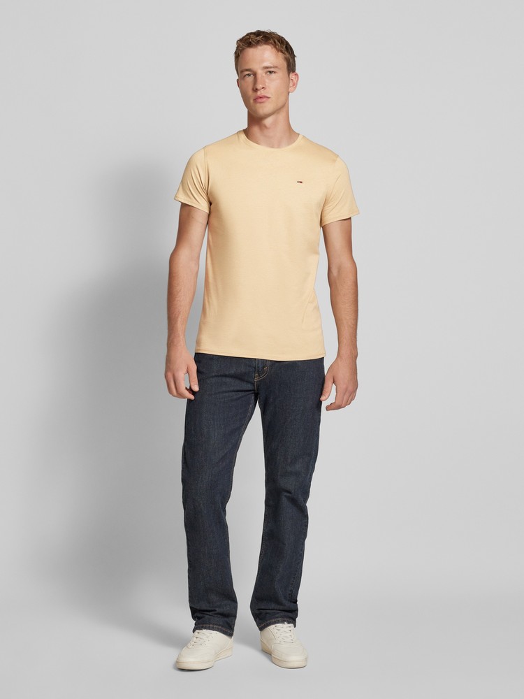 

Футболка мужская Tommy Jeans DM0DM09586 бежевая XXL, Бежевый, DM0DM09586