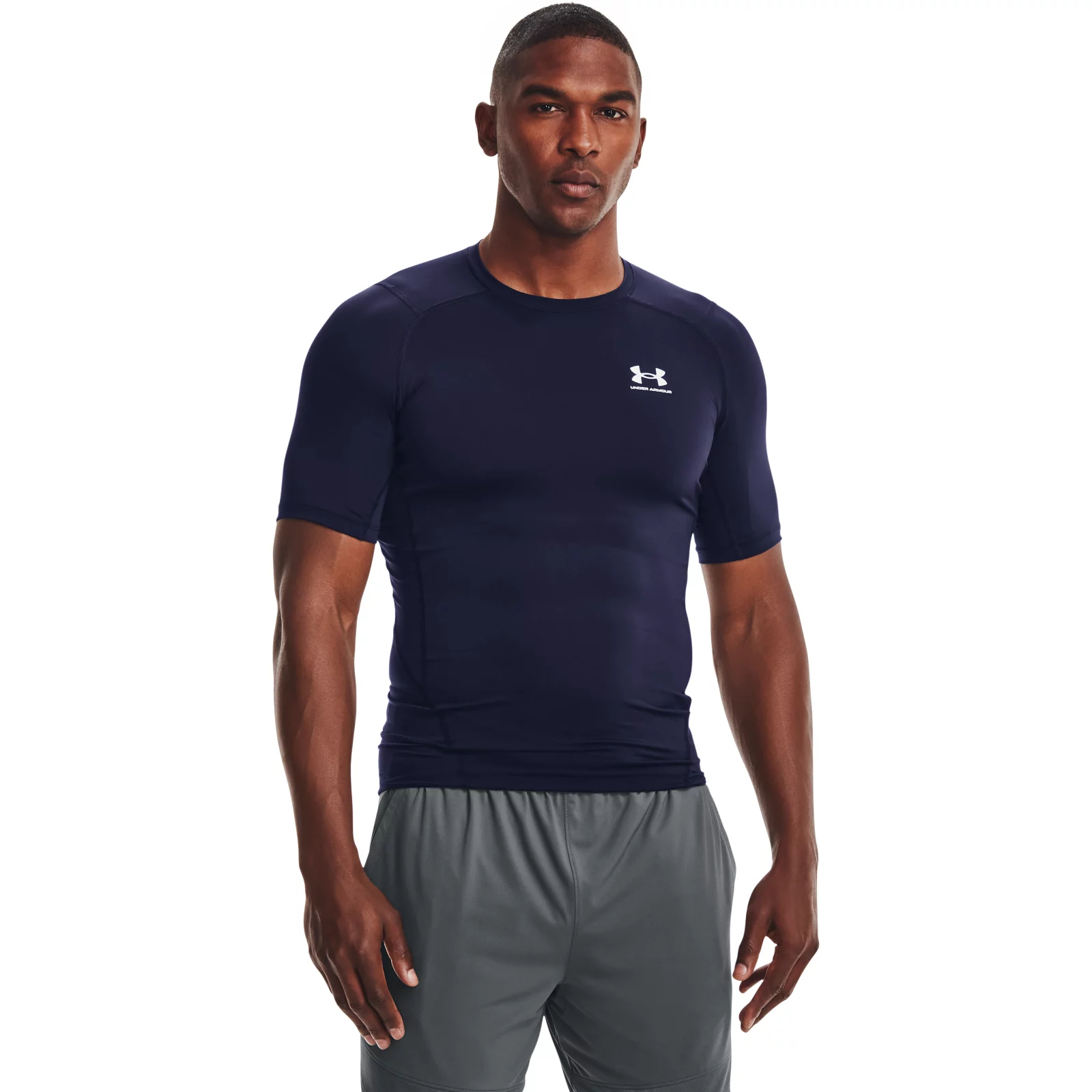 фото Футболка мужская hg comp ss tee under armour синяя s/m