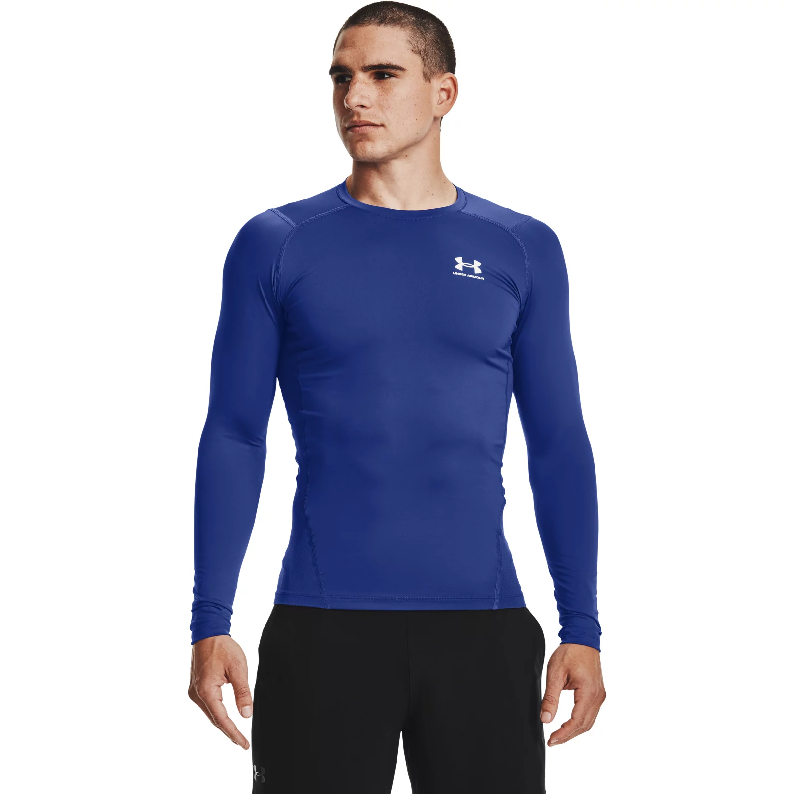 

Лонгслив мужской HG Comp LS Tee Under Armour синий M, HG Comp LS Tee